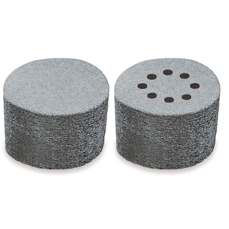 Alfa 6in x 0 A80 Hook & Loop Paper Discs Sil Carb VDSW60800